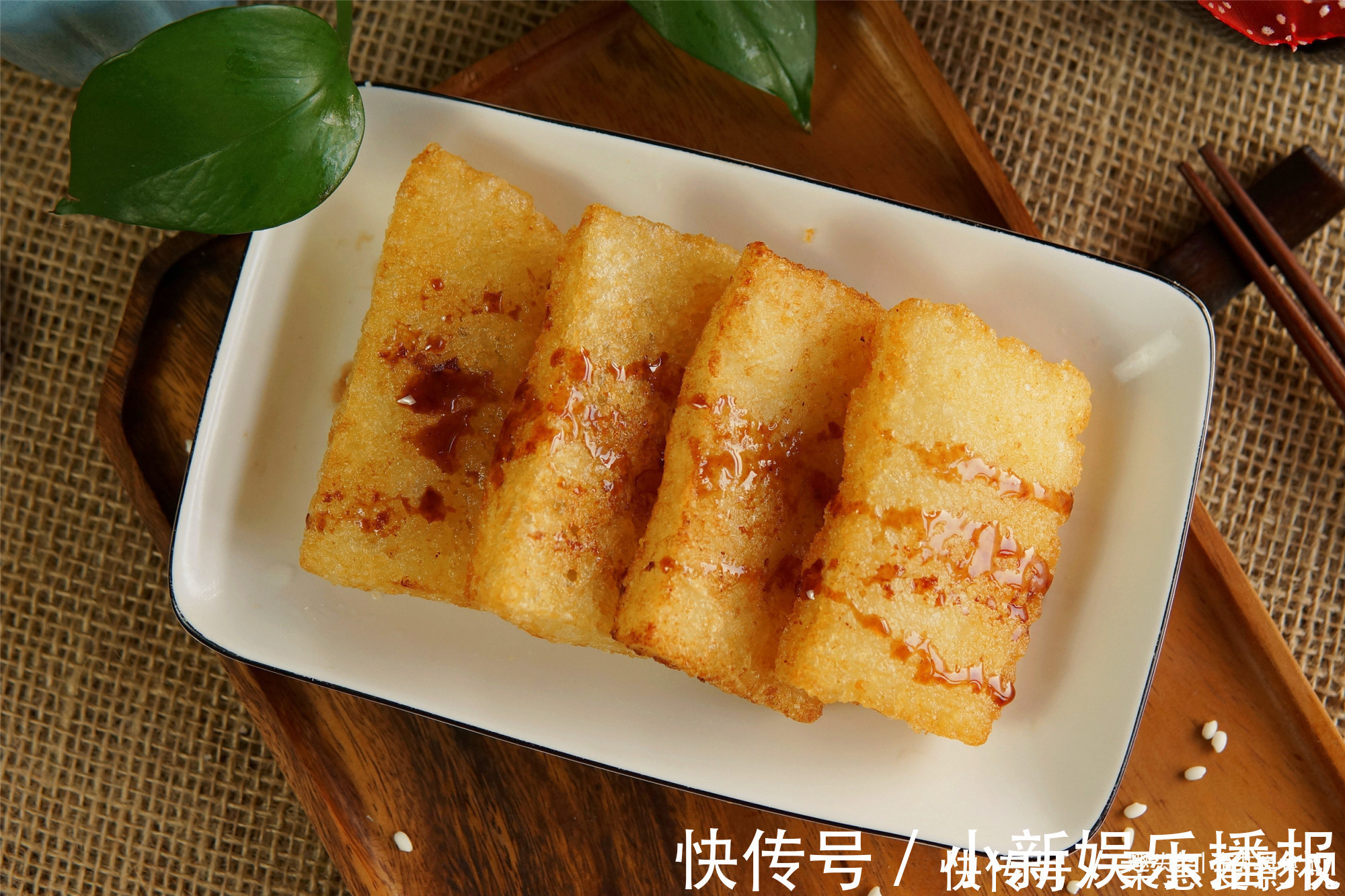 糍粑|原来做糍粑年糕这么简单,会蒸米饭就行,想吃多少做多少