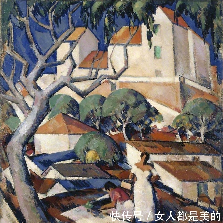 弗格森!他的油画风格多变,受野兽派启发,晚年成为苏格兰色彩大师