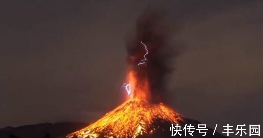 壮观|火山喷发伴随闪电 “火山雷”景观令人震撼