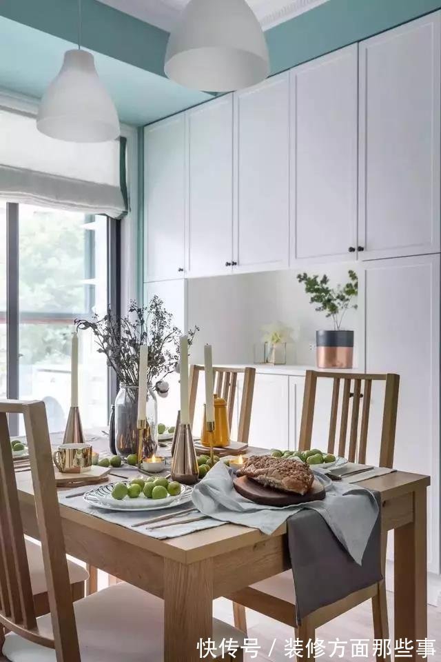 客厅|115平地中海三居室,蓝白分明,更显清爽