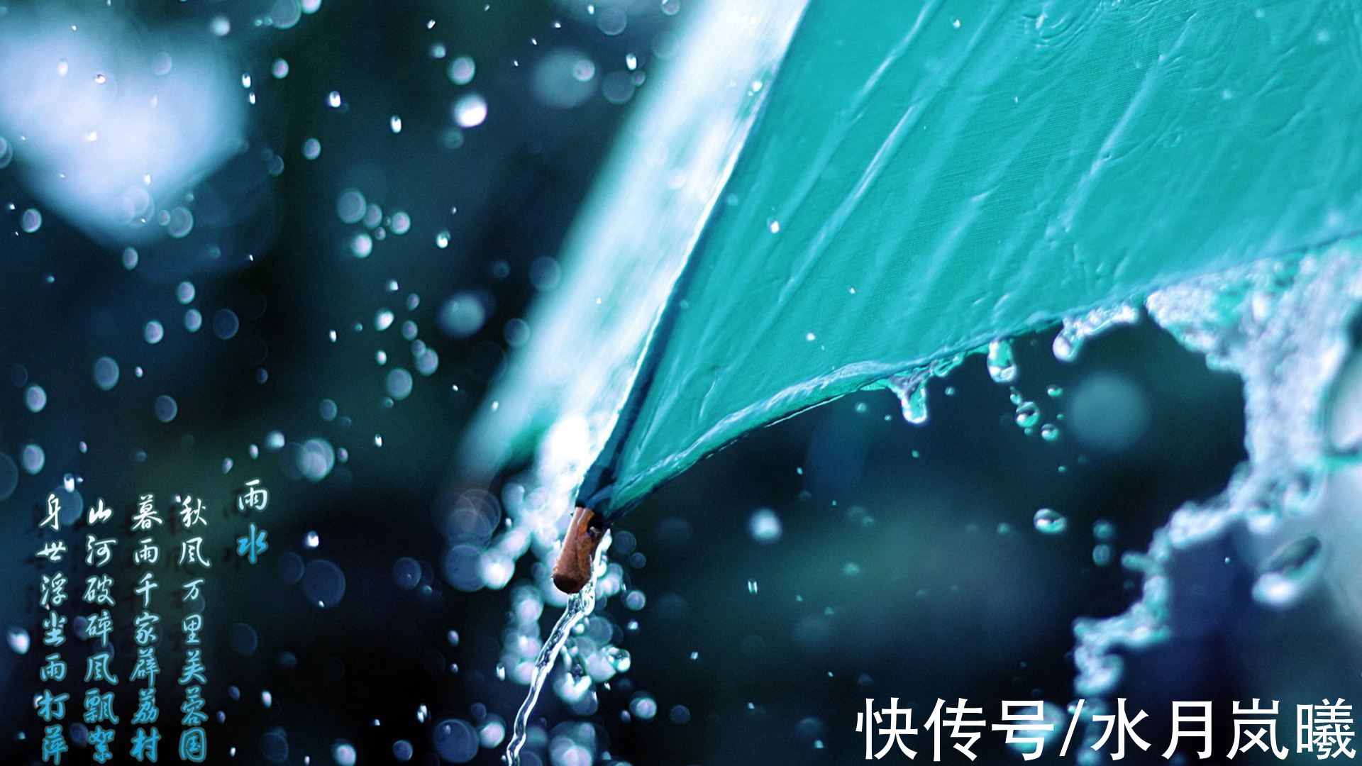 春雨！雨水：一场春雨，十里春风，愿你一路繁花向前，浅笑安然