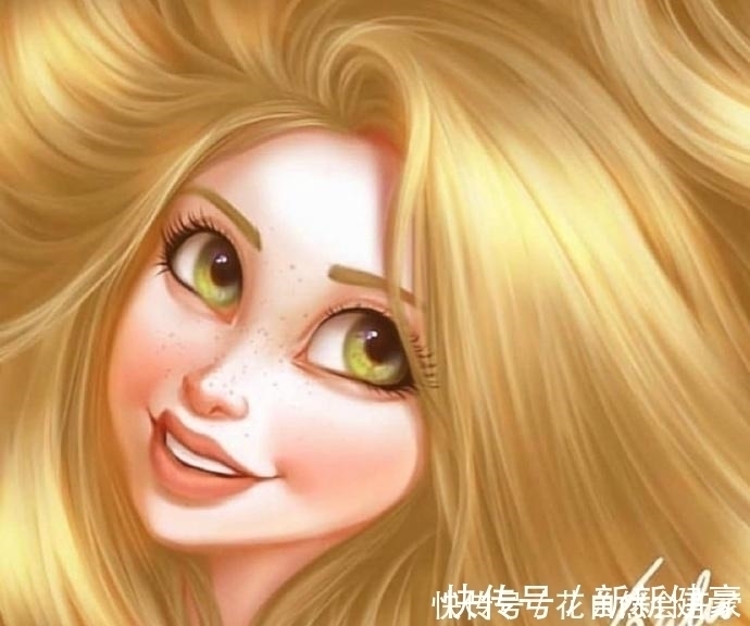 梅莉达|当迪士尼公主发量变多,爱丽儿红发太亮眼,艾莎女王让人羡慕