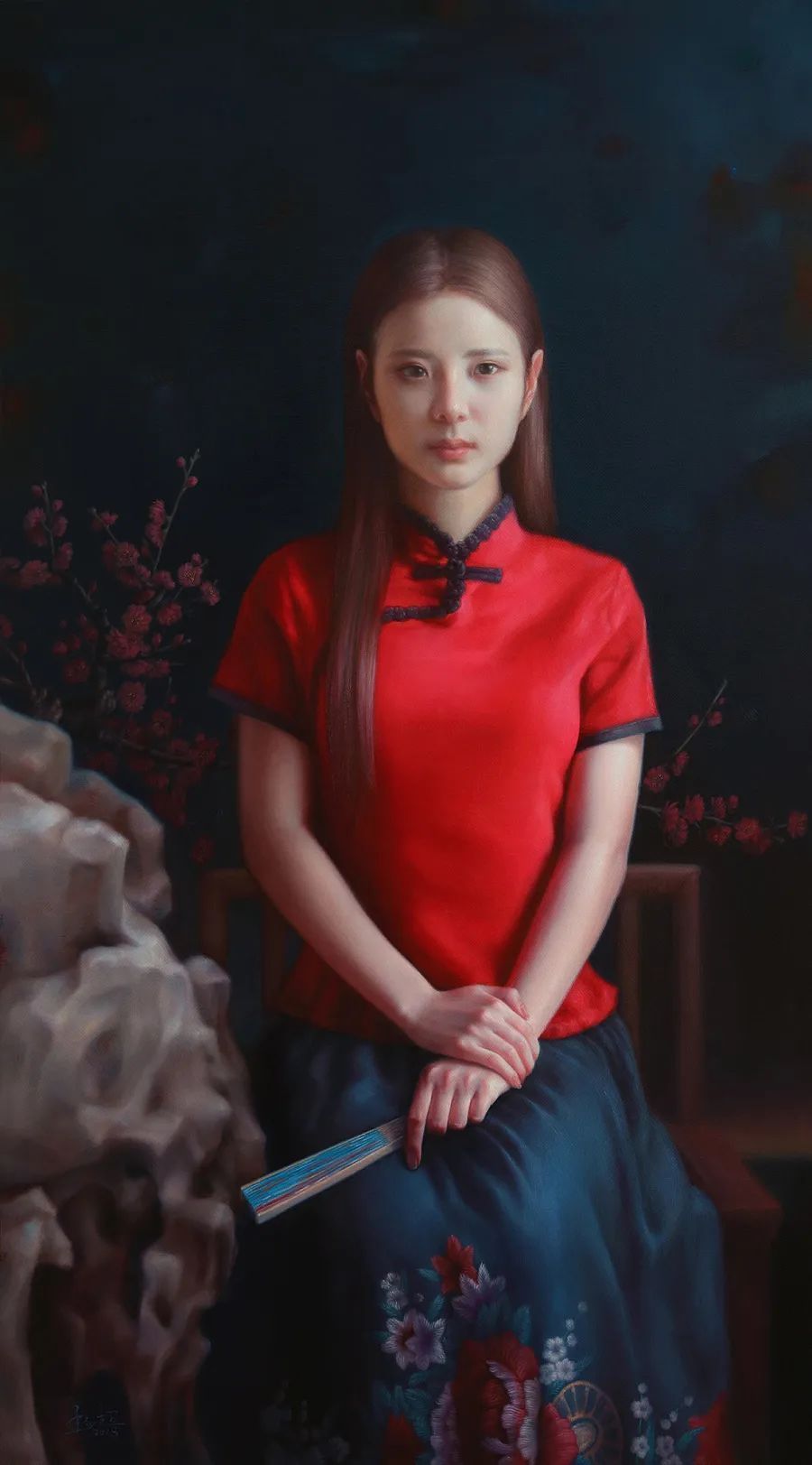 杨超@杨超:人体油画唯美而清雅脱俗,画出了东方女子的纯净与圣洁