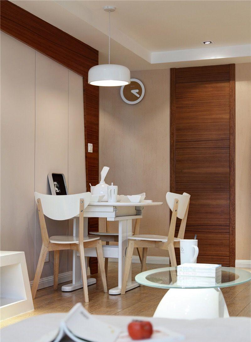 舒适|女儿买给父母的简约风一居,清新舒适又优雅,客餐厅真迷人,喜欢