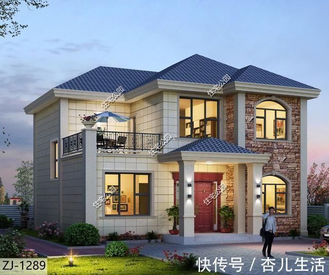 占地尺寸|终于找到25万就能盖的自建房图纸了,这3套哪个更适合农村