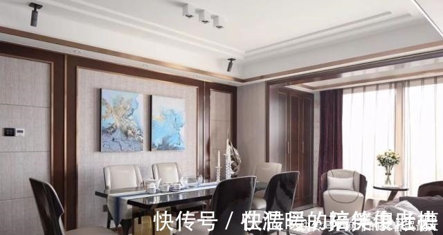 石纹砖|140平三室装修,难得一见的精致高雅空间,主卧色调太美了!