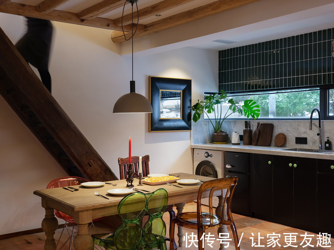 图源|90平米混搭风格,让生活在不经意间放空