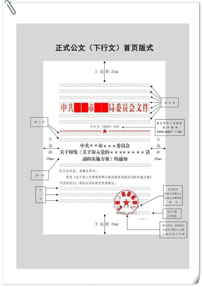  最新|机关公文格式设置规范（最新干货，迅速收藏）