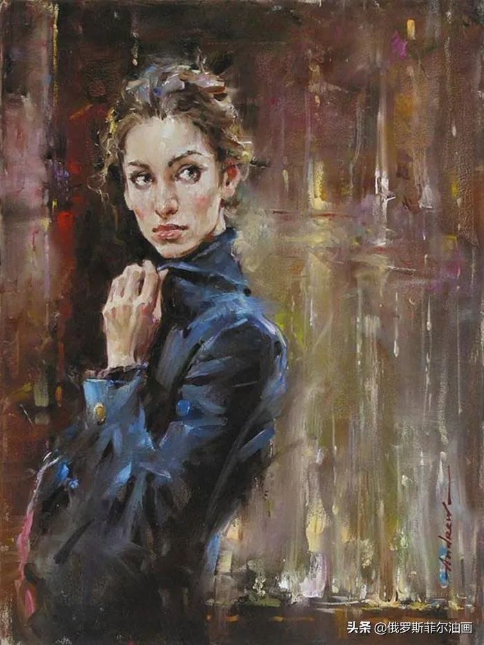 赏读&奔放美艳,活力无限~俄罗斯画家安德鲁的油画作品赏读