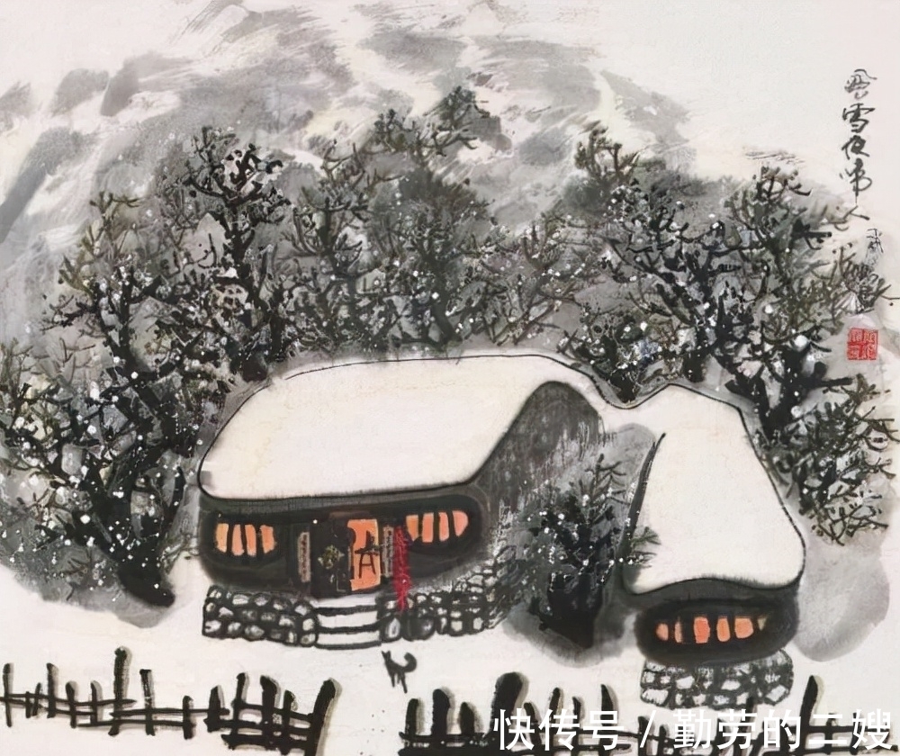 风雪#《全唐诗》中最凄绝的一首冬雪诗,前10个字太冷,后10个字太暖