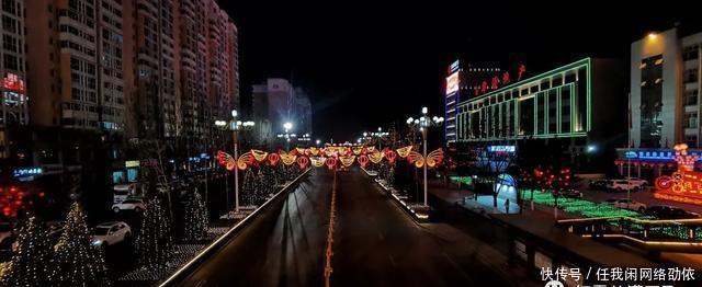 老年|朔州的春节彩灯亮起来了