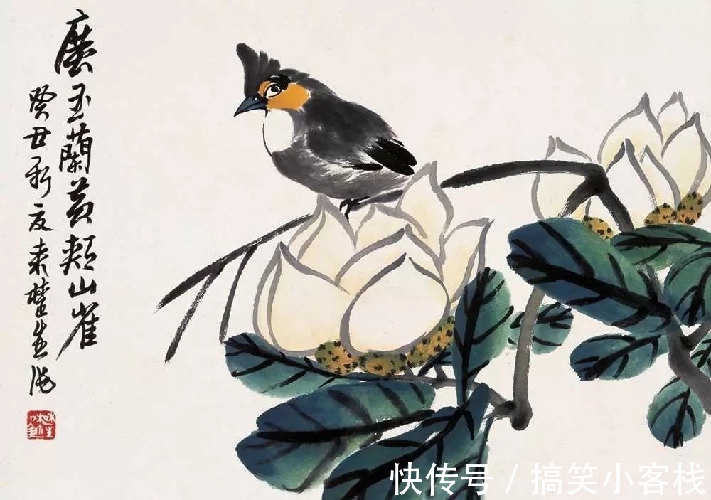 来楚生!老画家的画|来楚生大写意花鸟画