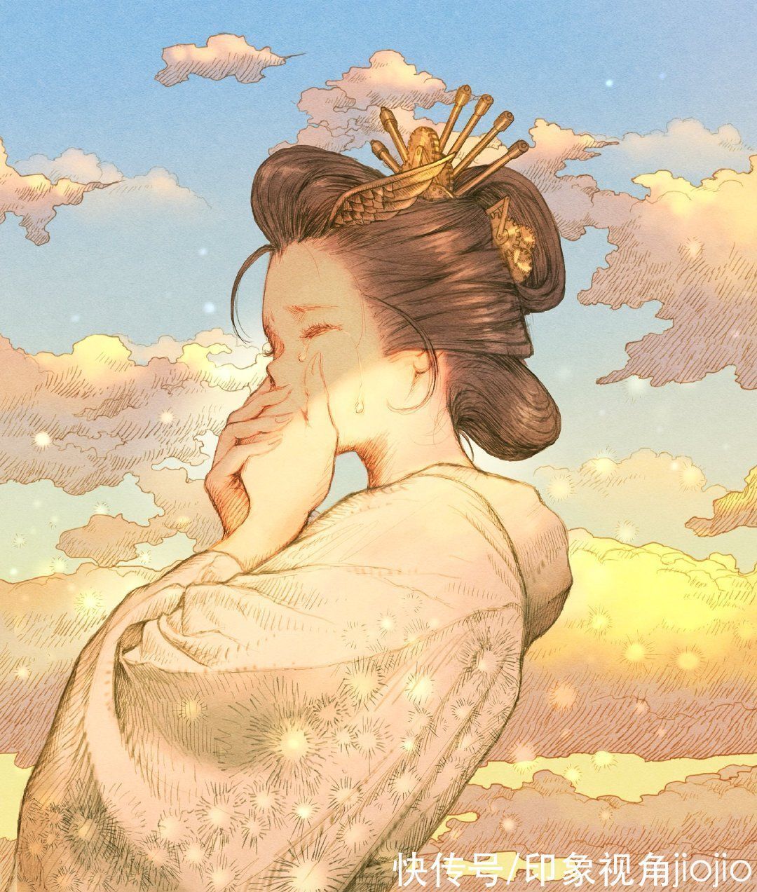 插画#童话风宝藏少女战士插画,熟悉的角色更加梦幻甜美