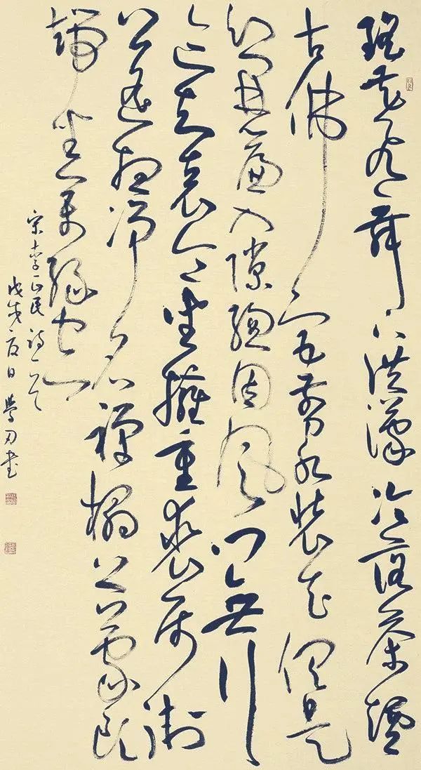 草书|他的草书获全国展最高奖,用笔扎实敦厚,很有冲击力