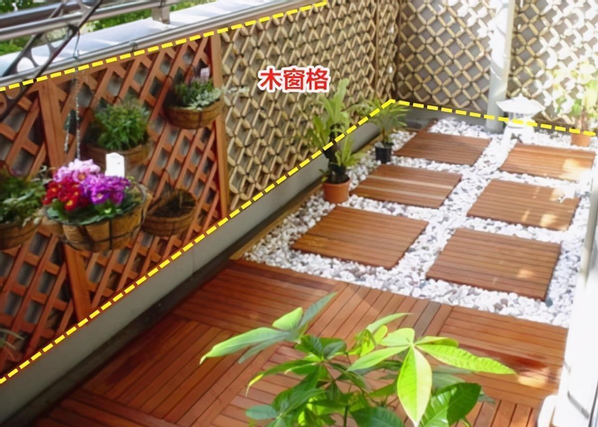 景观台|日本人家不封阳台，围一圈镂空木窗格，打造景观台一步一景好惬意