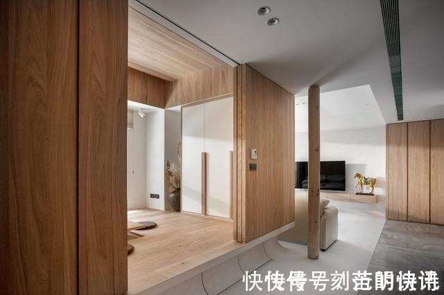 木饰面|买下人生最后一个家,96㎡装修朴实又高级,在此相伴余生