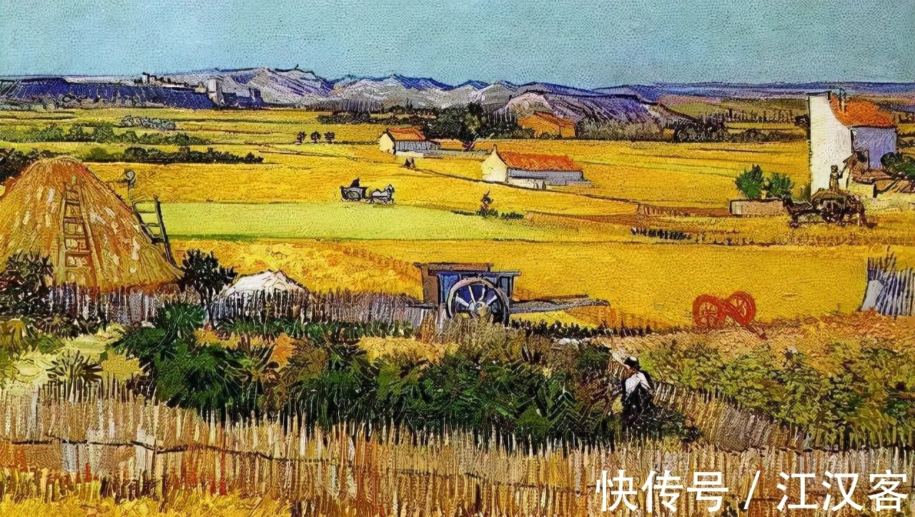 梦想！梵高笔下的秋天，黄色调让人充满希望，原来他也有梦想