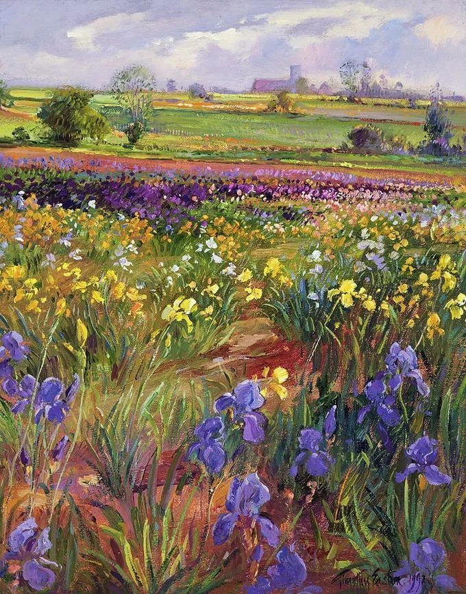 陌上花开!英伦风情的陌上花开——蒂莫西·伊斯顿的风景油画