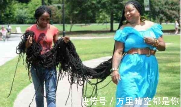 asha 女子10年不剪发 ,长约16米,嫁职业发型师丈夫