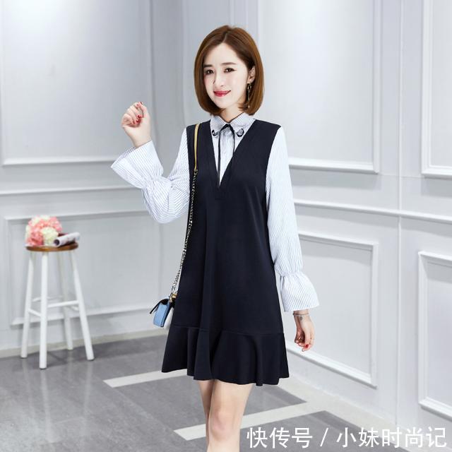 mm|显瘦大码连衣裙,胖MM也能穿出气质感