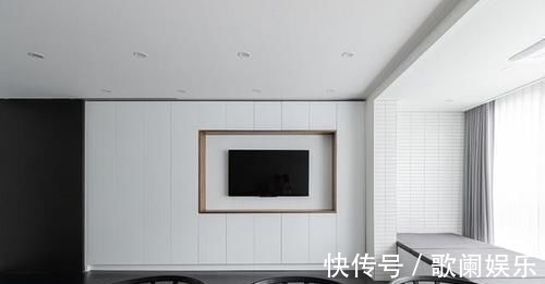客厅|客厅不买沙发不要茶几,机智如我装个L型卡座,谁见了都得夸一夸
