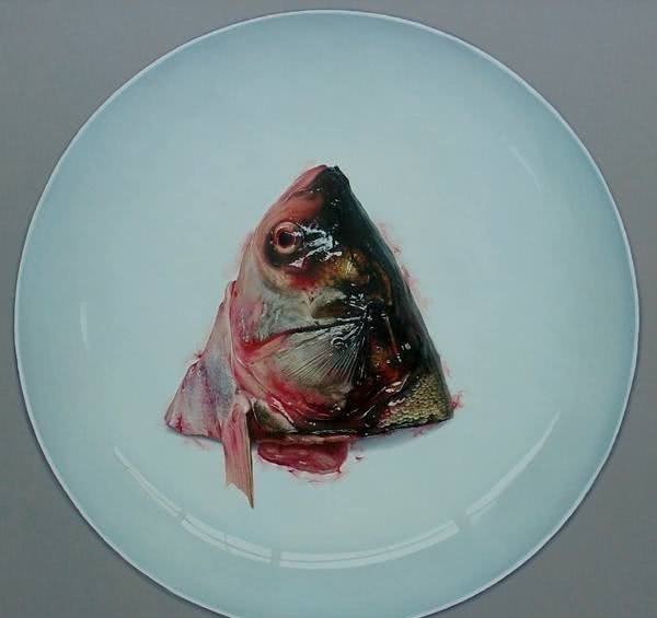 专家|他画了一个鱼头,被质疑是照片,放大3倍后,专家:这不是画