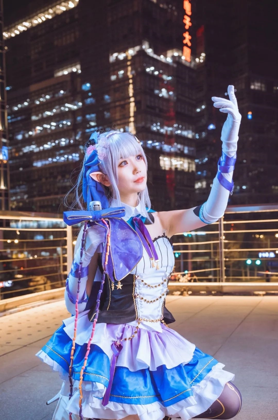 艾米莉亚|cos:艾米莉亚偶像cos正片@安缇兔