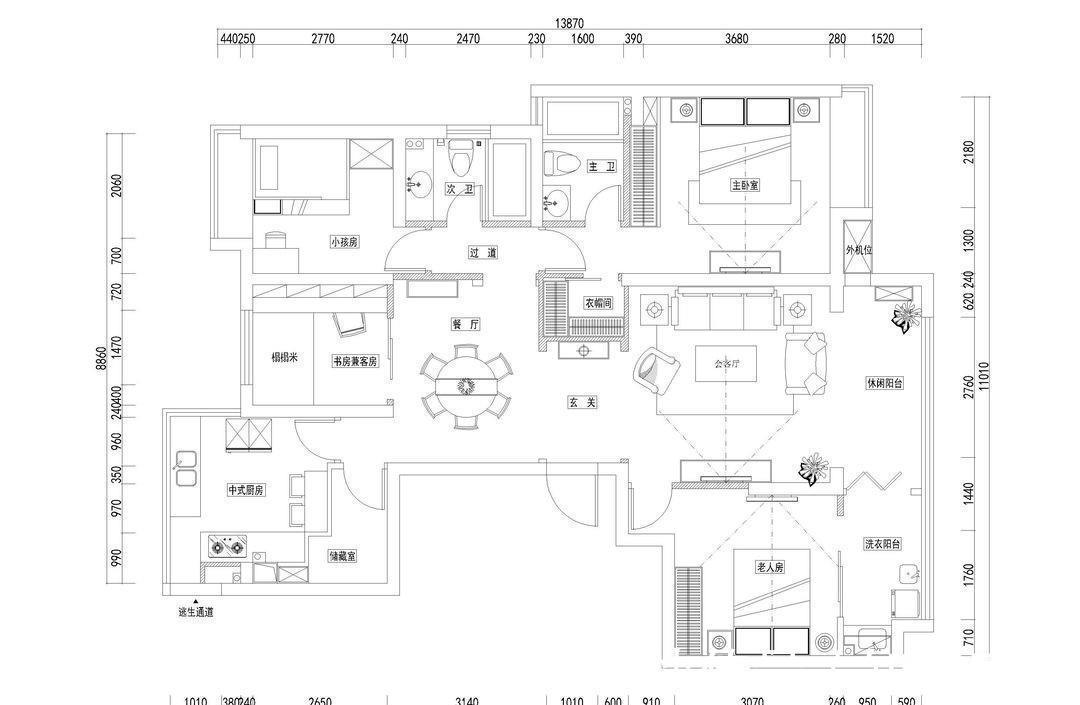 客厅|理想与现实的完美结合,将业主的喜好融入生活,刻画理想家园
