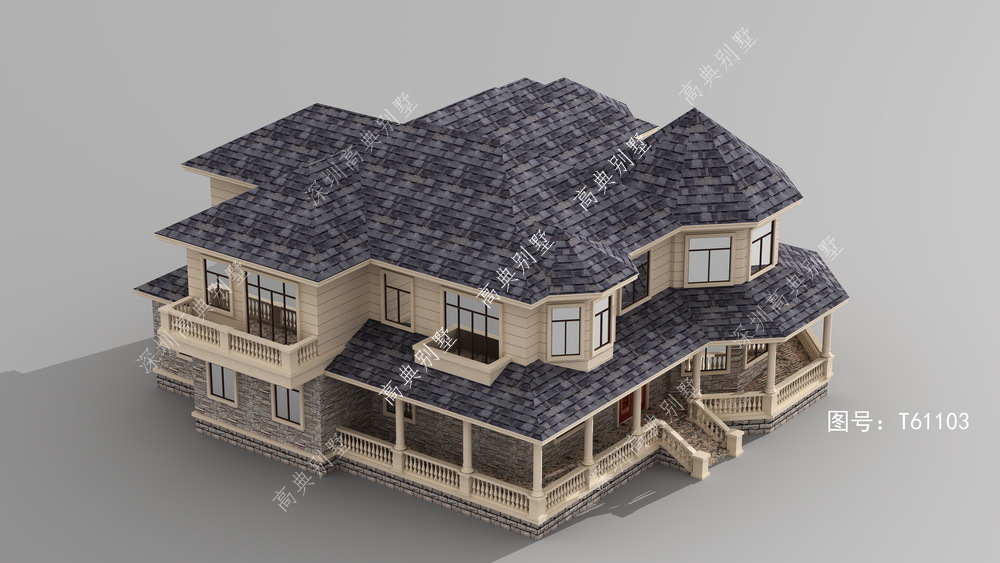 别墅|简欧小别墅,成本经济,非常适合农村自建房。