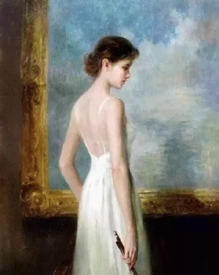 中国艺术&美国华裔画家将国画意境融入人体油画,展现出别样之美