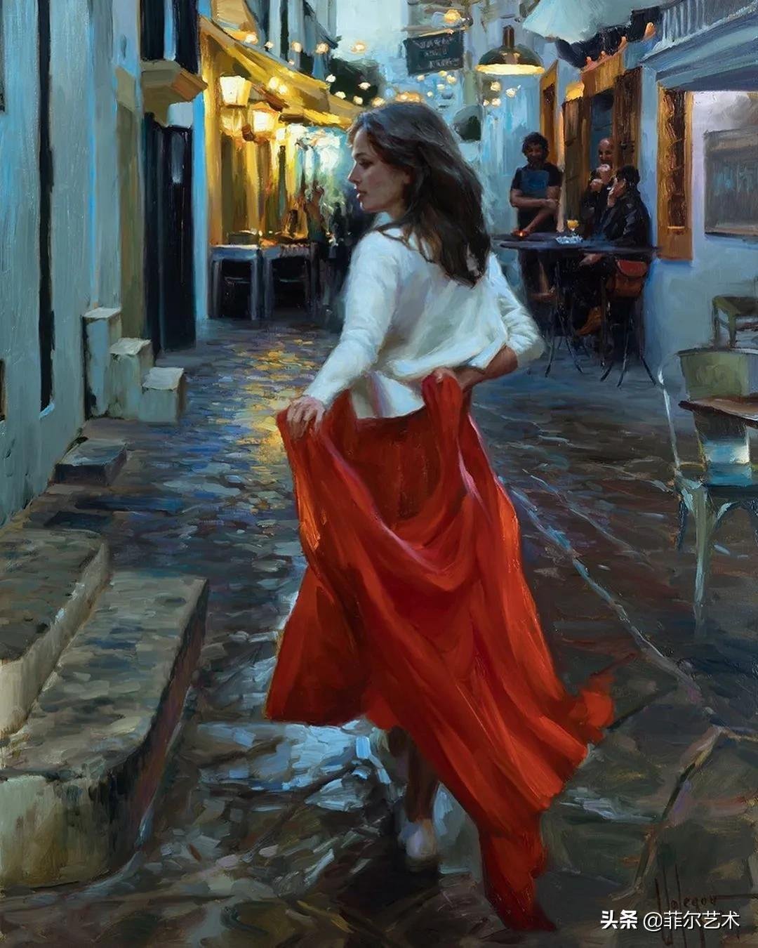 斯维尔德洛夫斯克$犹如花朵绽放,美得让人难忘~俄罗斯画家人物油画作品欣赏