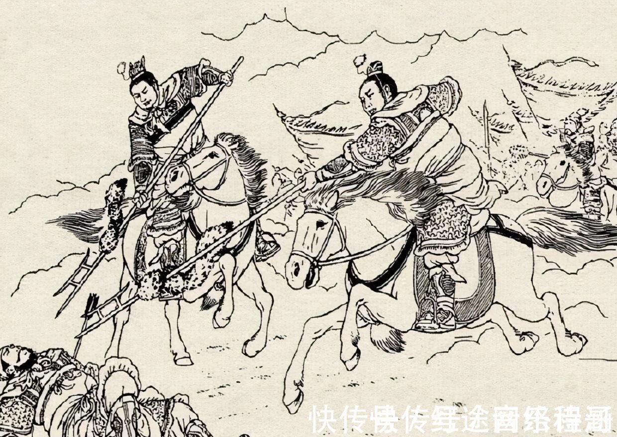 水浒@水浒连环画之《曾头市》,刀马人物精彩传神,令人叫绝