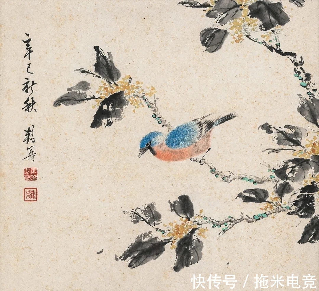 李鹤筹&1920年加入中国画学研究会｜李鹤筹花鸟画