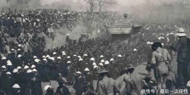 难怪|慈禧葬礼,德国记者拍到的老照片,难怪大清会亡