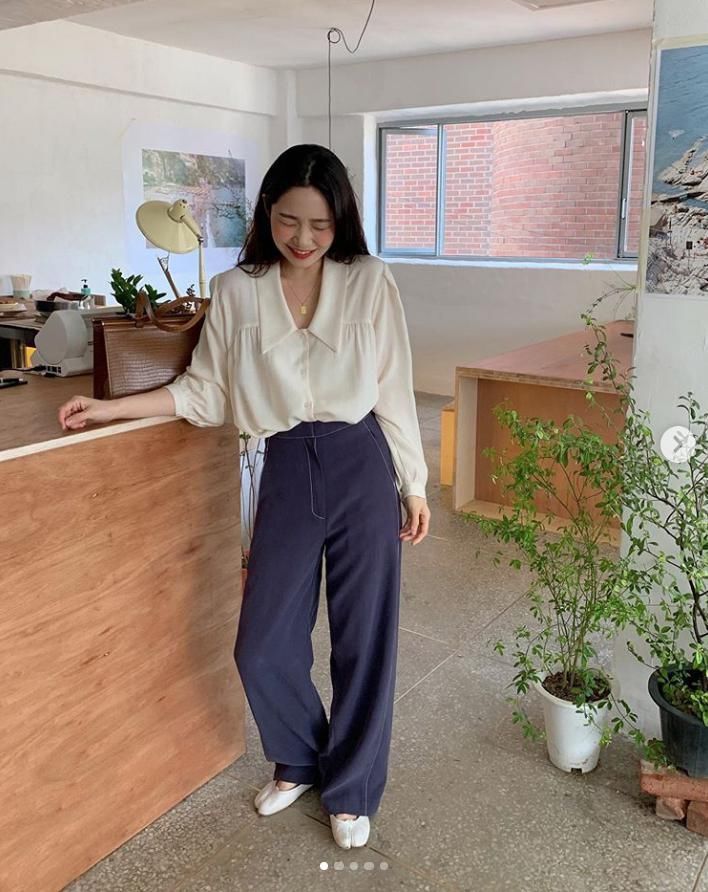 “阔腿裤”输惨了会藏肉的“云朵裤”也太显瘦了吧