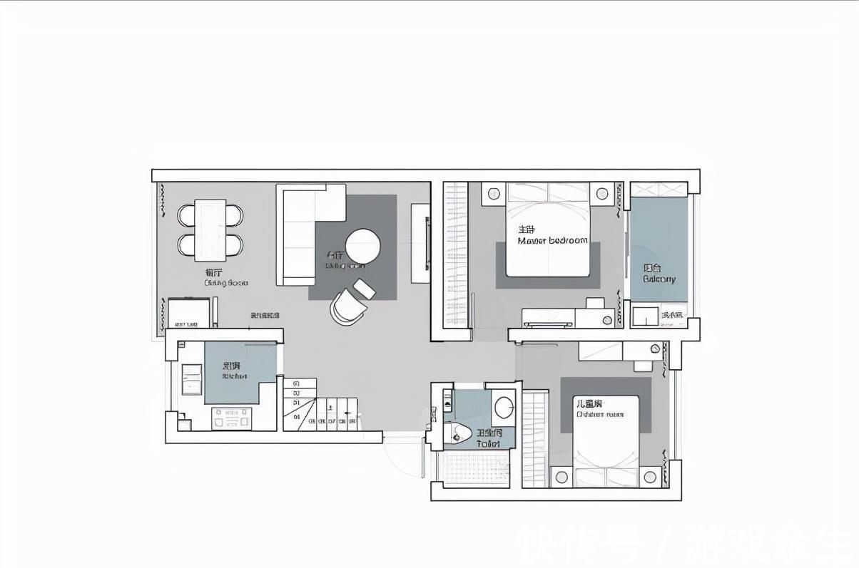 收纳|混搭风三居室,享受年轻时尚的氛围,把日子过得更有趣