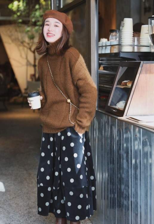 半身裙 这些才是适合普通人的针织衫穿搭,简约随性又时髦,保暖舒适