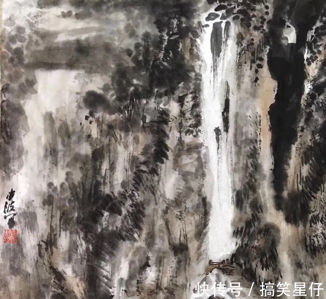 笔墨|朴实无华的笔墨|许沛波写意山水画