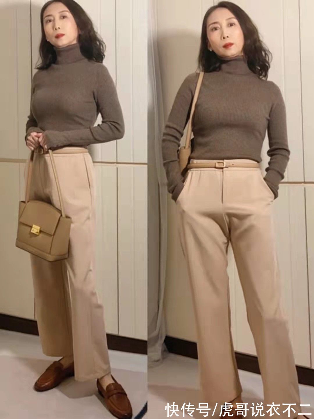 时髦|50岁时髦女人已经不穿“一身黑”，秋季试试这4种高级配色，好美