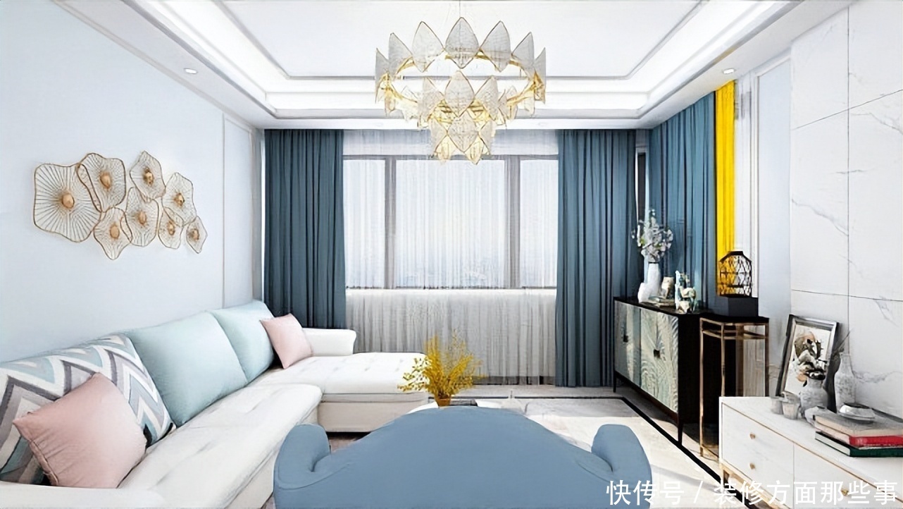 装修|100平现代风设计,粉嫩色系女儿房颇有田园自然风