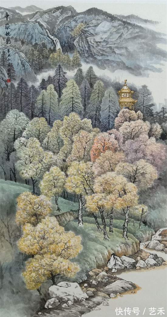 鉴赏#“道法嵩山”第九届五人中国画作品展（一）