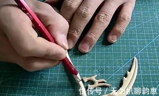 王者榮耀|圖文教程 一次性筷子制作王者榮耀白起 死神之鐮