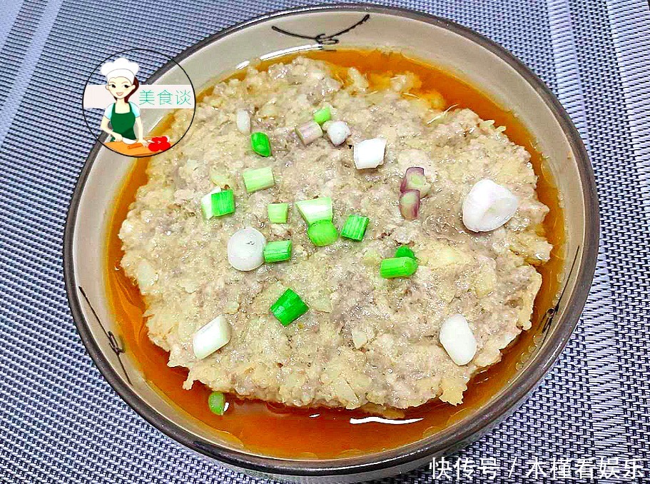 肉饼|肉饼怎么蒸嫩而不柴大厨教你3招,肉饼鲜嫩不柴,原来一直做错