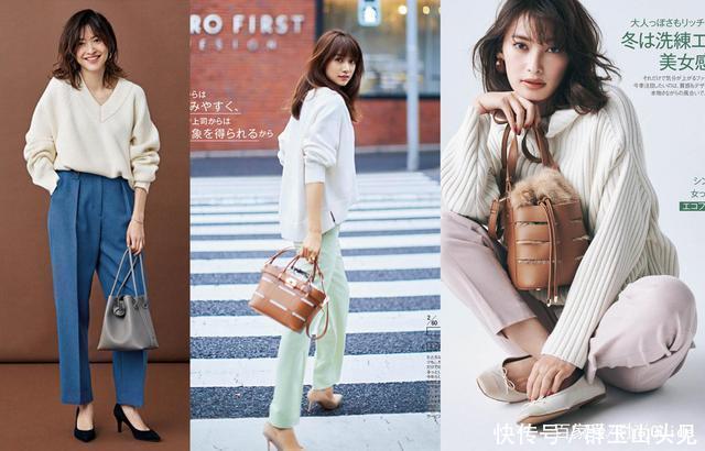 最适合秋冬的白毛衣,搭什么都好看,有一件“经典款”足够了!