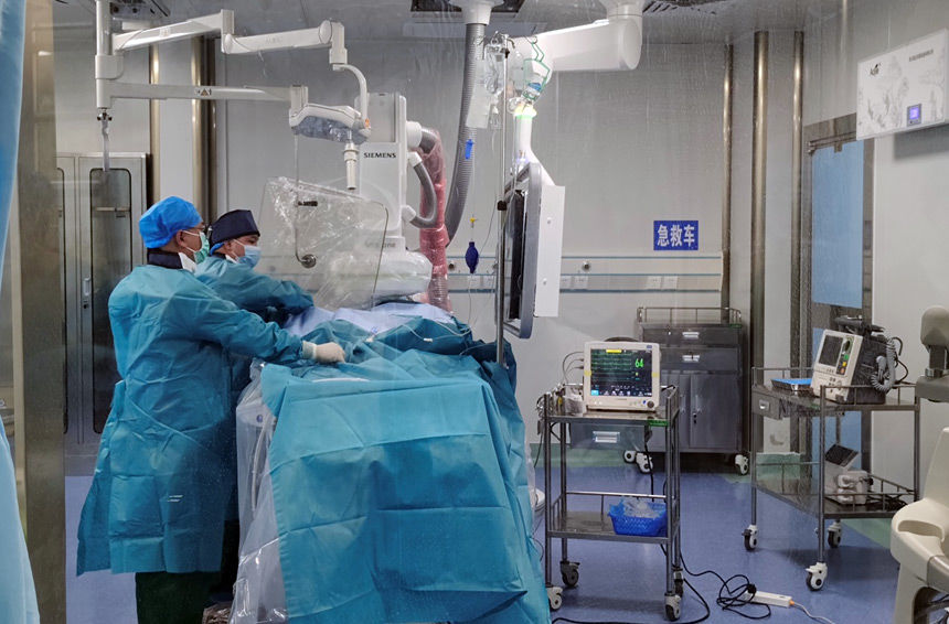 胸痛中心|平果市人民医院介入手术室正式启用