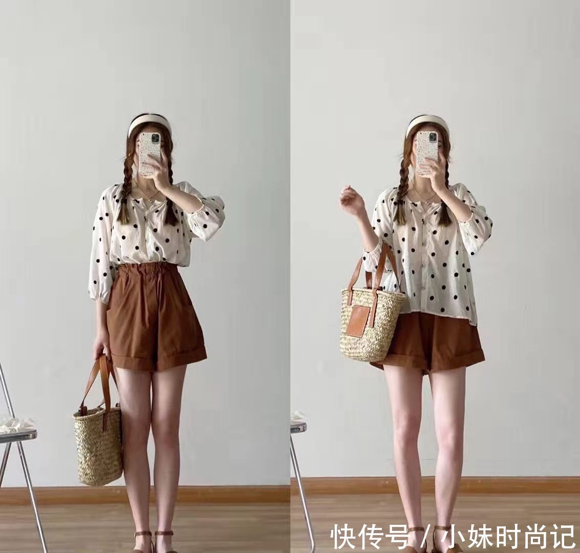 俏皮|小个子的穿搭魅力，不可言喻！除了可爱俏皮，也能够休闲时尚