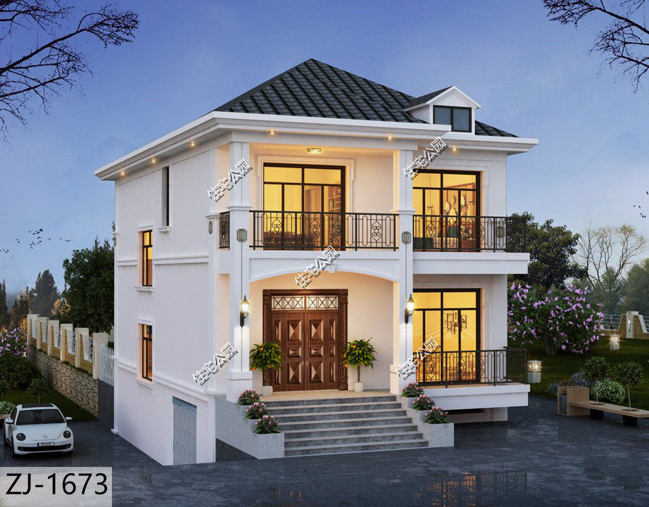 平面|农村盖房就在这10套里选一套,颜值高还实用,尤其第7套特别亮