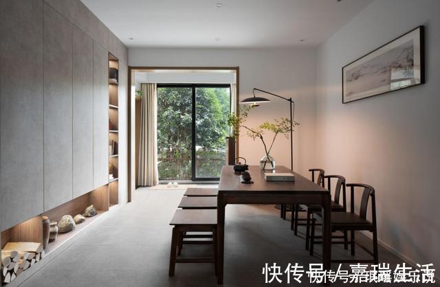 院子|看了她家,才知道中式元素有多美,一进门就很安静,还有个院子