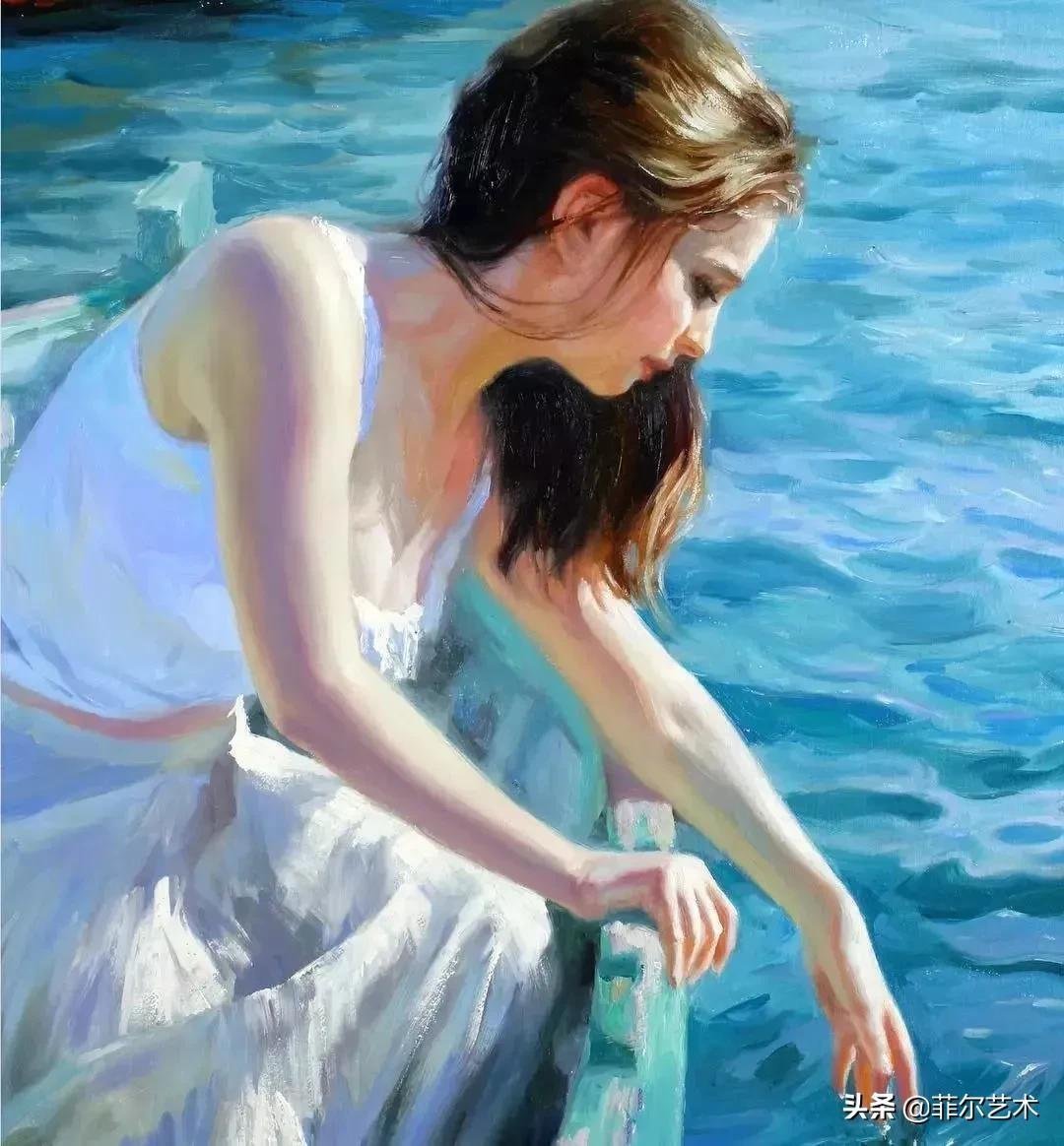 哈巴罗夫斯克&犹如花朵绽放,美得让人难忘~俄罗斯画家人物油画作品欣赏