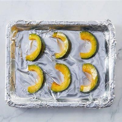好吃不胖的美食get√（十）|龙利鱼烤南瓜 | 烤盘